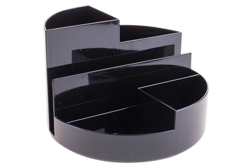 Подставка наст д/канц. принадлеж. Стамм "Профи" 7 отд. черная