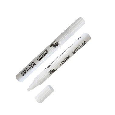 Маркер для обуви  4мм deVENTE "Master" скошенный, белый матовый