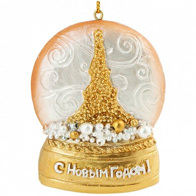 Украшение елочное из полирезины "Пряник Франция" 1х7,5х5,5см