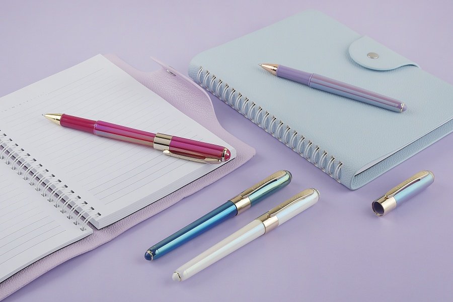 Ручка шариковая Bruno Visconti "Monaco Pearl" 0,5мм синяя (темно-синий корпус)