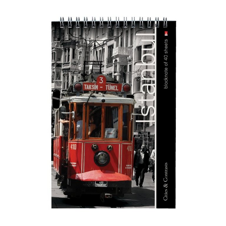 Блокнот А5  40л., 148*210 мм, на гребне "ГОРОДА"  4 ВИДА