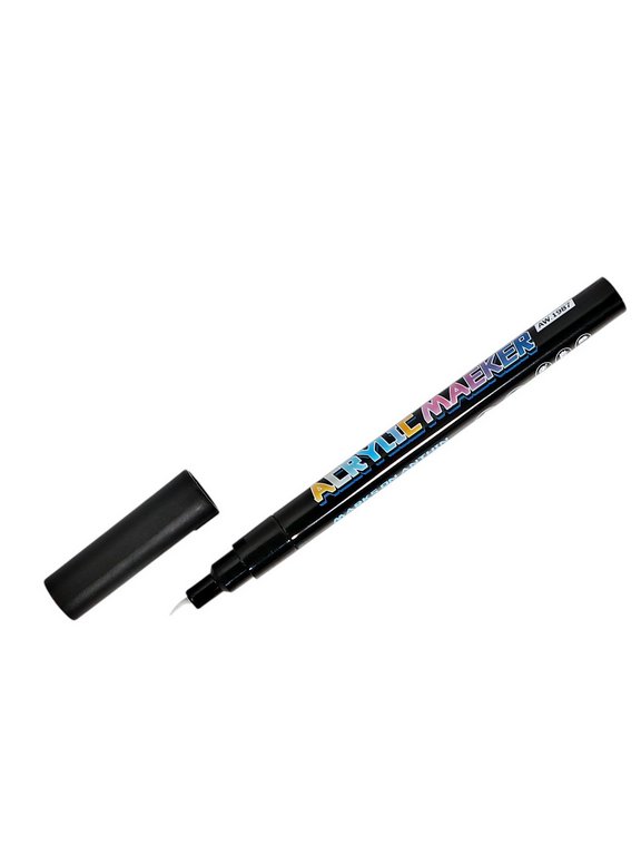 Набор маркеров акриловых  2 цв. 0,7 мм (черный, белый)