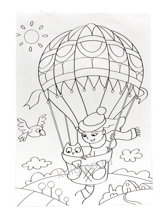 Раскраска А5 "Веселые приключения" 16 стр. ПРОФ-пресс Раскраска А5 "Веселые приключения" 16 стр. ПРОФ-пресс