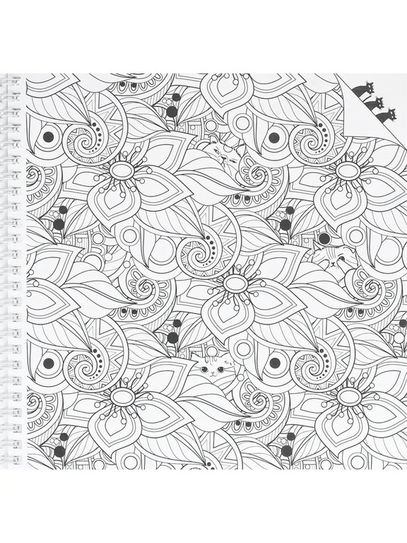 Антистресс Раскраска "Узорный мир" на гребне 32л ПРОФ-пресс