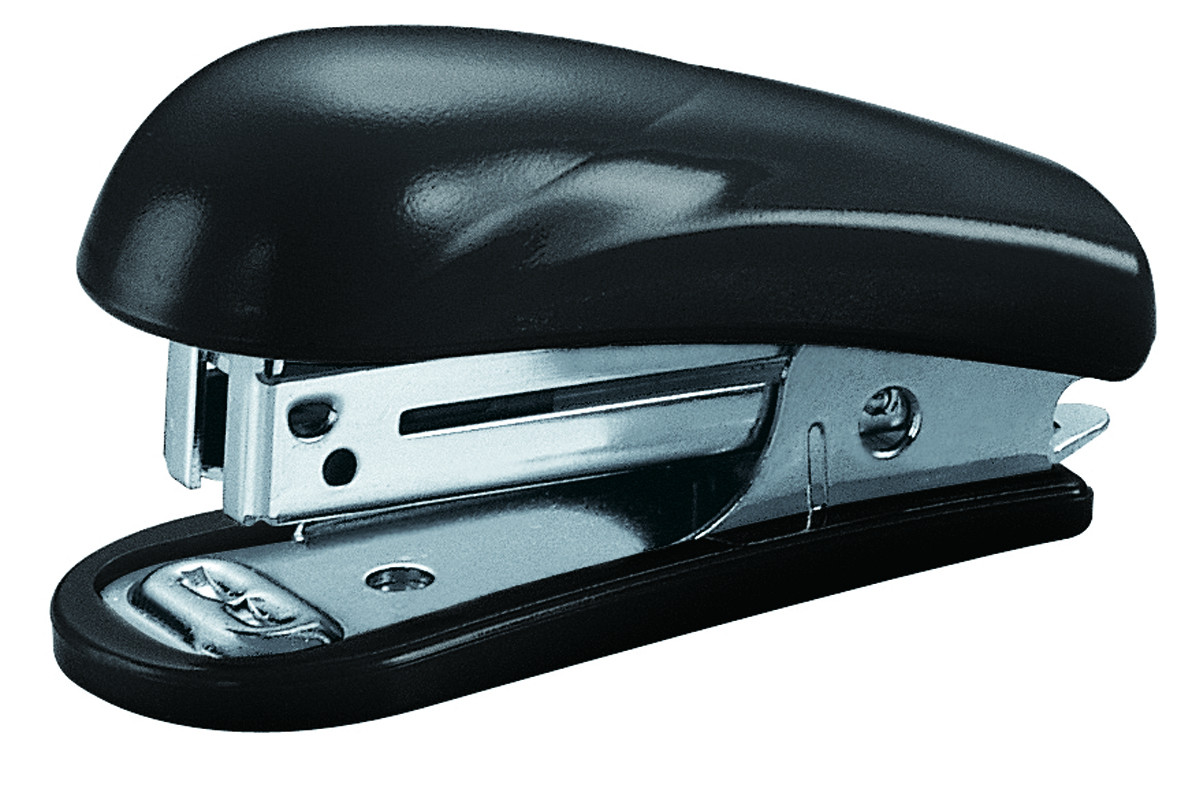 Степлер № 10 мини до 10л KW-trio, цвета в ассортименте с антистеплером