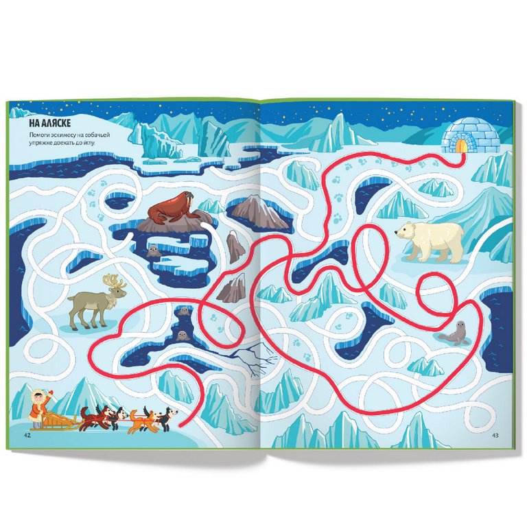 Книга детская Удивительные лабиринты "Кругосветное путешествие" 32 стр. Malamalama