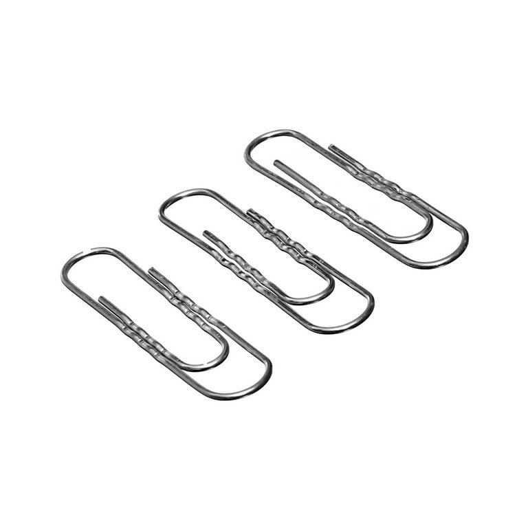 Скрепки 50 мм 50 шт/уп оцинкованные, гофрированные Globus Г 50-50 Ц