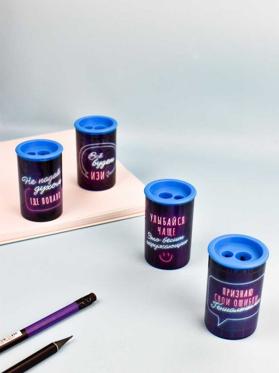 Точилка с контейнером Феникс+ "ВКЛЮЧИ НЕОН"