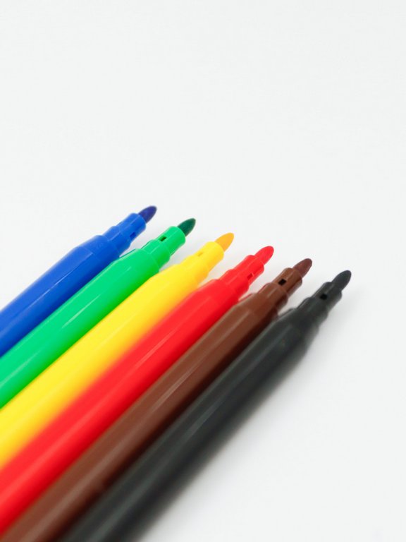 Набор фломастеров  6 цв. Фабрика Цвета "Панда"