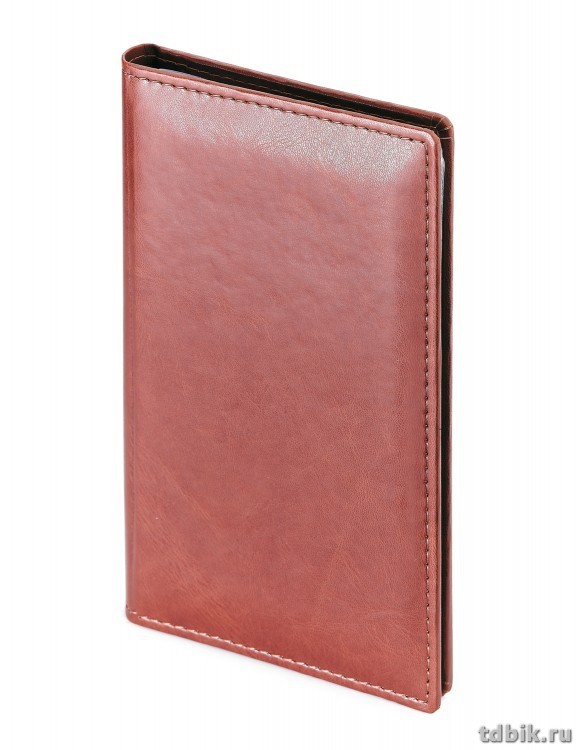 Визитница на 72 визитки Sidney Nebraska кожзам, цвет коричневый