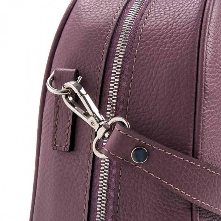 Сумка женская Dr.Koffer 31х25х11см см, нат.кожа св. фиолетовый