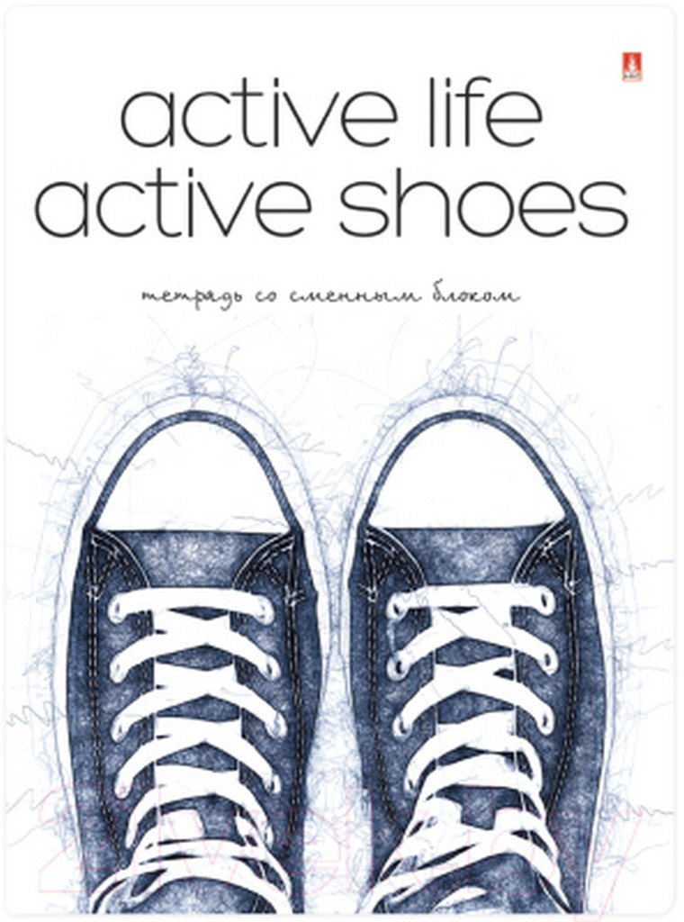 Тетрадь 160 лист кл. А5 на кольцах "ACTIVE SHOES"