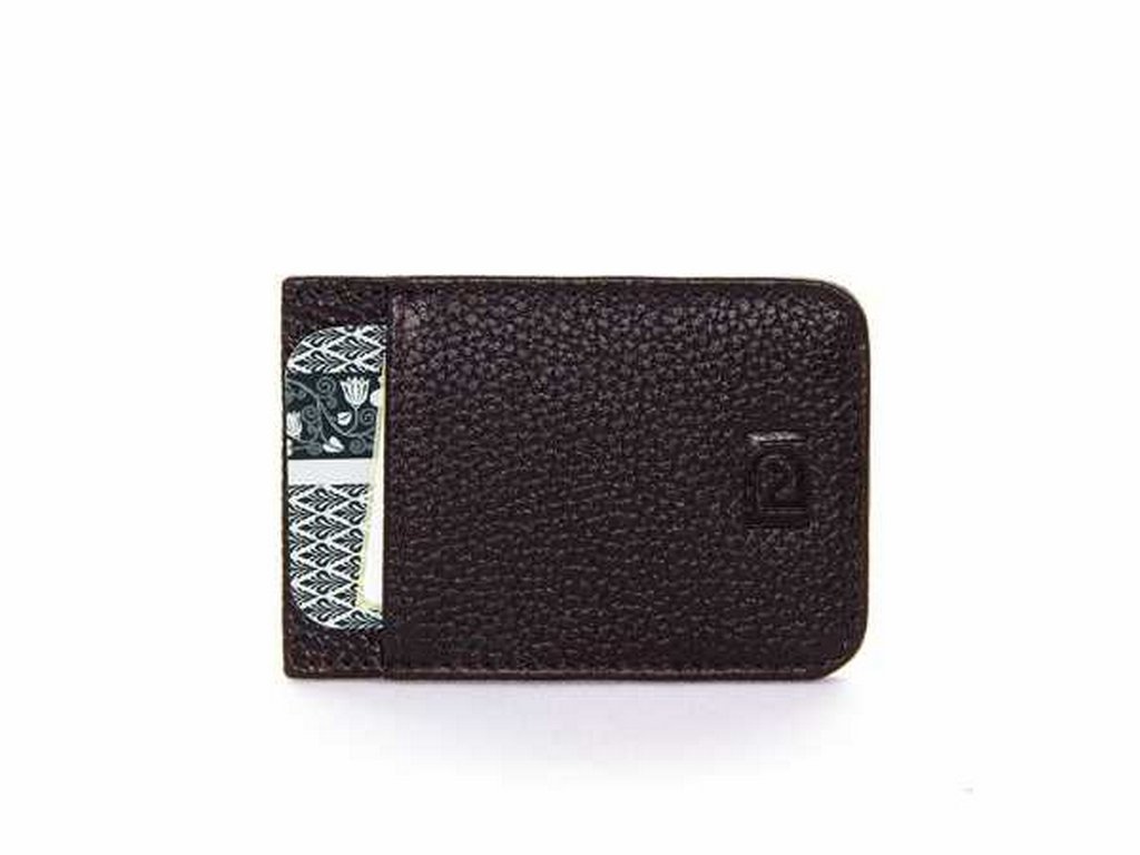 Картхолдер D.Morelli "Texas" нат. кожа, коричневый, 10*6 см