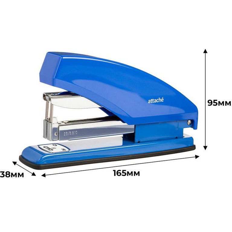 Степлер мощный 23/6, 23/10 до 60л Attache cиний