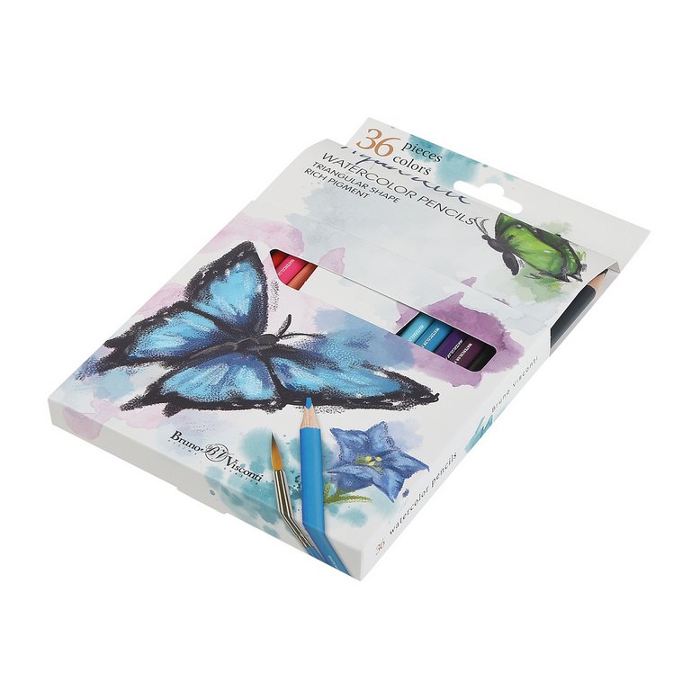 Набор карандашей акварельных 36 цв. BrunoVisconti "DreamWorld"