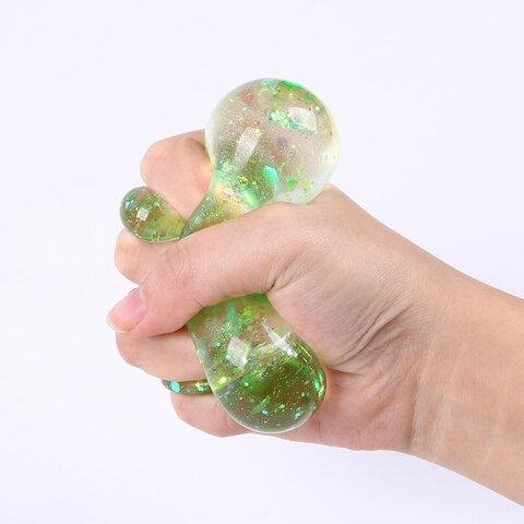 Мялка "Шар с блестками" 6 см цв. ассорти  JOLLY JOT