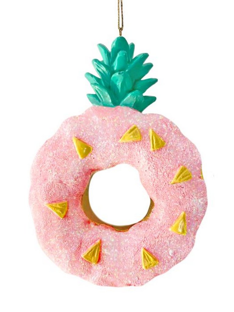 Украшение елочное из полирезины "Пончик" 2*7*5см