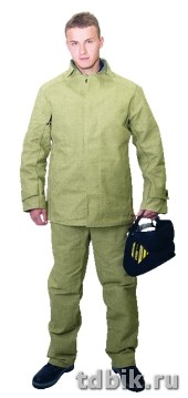 Спецодежда Костюм "Сварщика" брезент плотность 530 гр/м, р-р 52-54/182-188