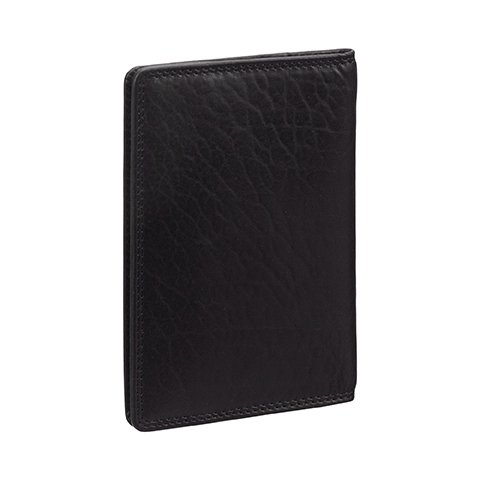 Обложка для паспорта Dr.Koffer нат. кожа, черный