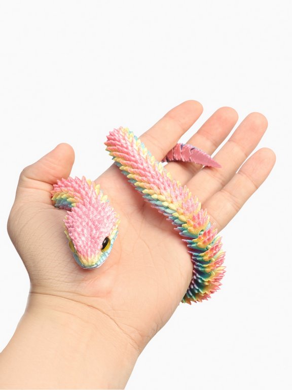 Игрушка Фигурка "Змейка", подвижная, 3Д - печатная игрушка