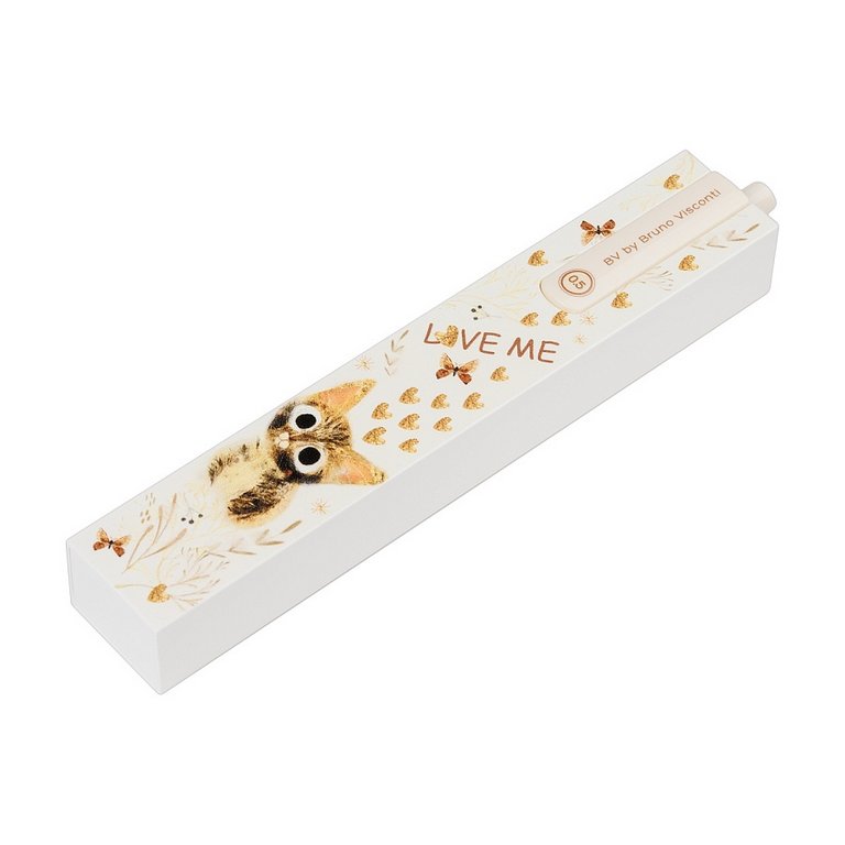 Ручка шариковая Bruno Visconti "Love me. Милый котик" в подарочном пенале (0,5 мм)