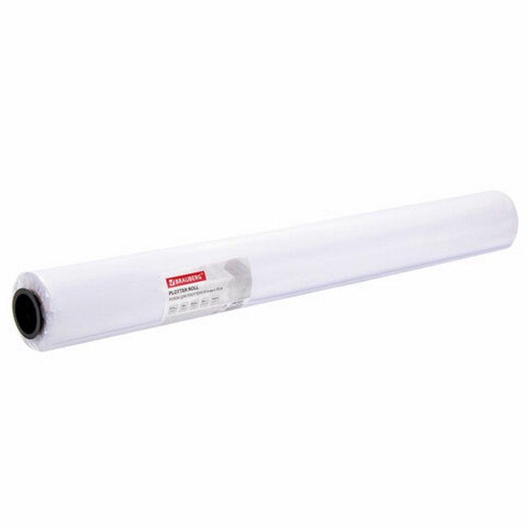 Ролик для плоттера 914*50м*50,8мм, 80 г/м Brauberg