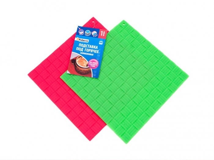 Подставка под горячее 17,5*17,5см силиконовая PATERRA