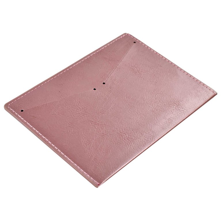 Карман для кредитных, дисконтных карт, пропусков, розовый