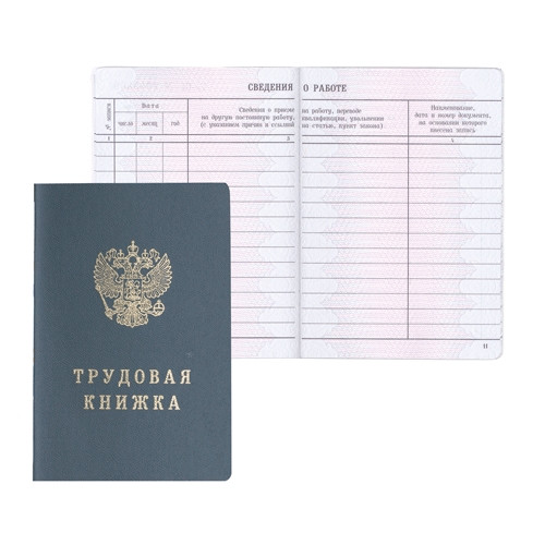 Бланк "Трудовая книжка"