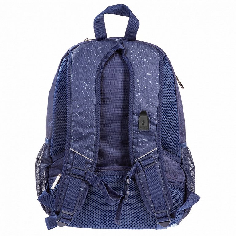 Рюкзак школьный для мальчика Hatber STREET "Мой друг Дино" (отделение для обуви, USB) 42*29*12см