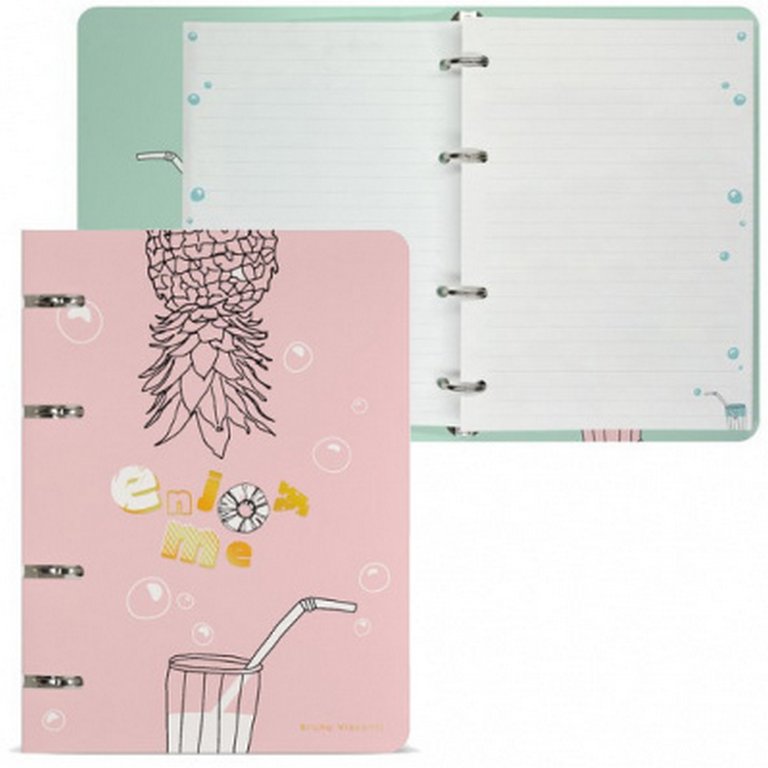 Тетрадь 80 лист кл. А5 на кольцах "ENJOY ME"