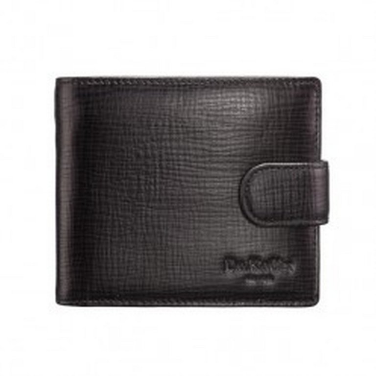 Портмоне Dr.Koffer 11*9,5см, нат. кожа, черный