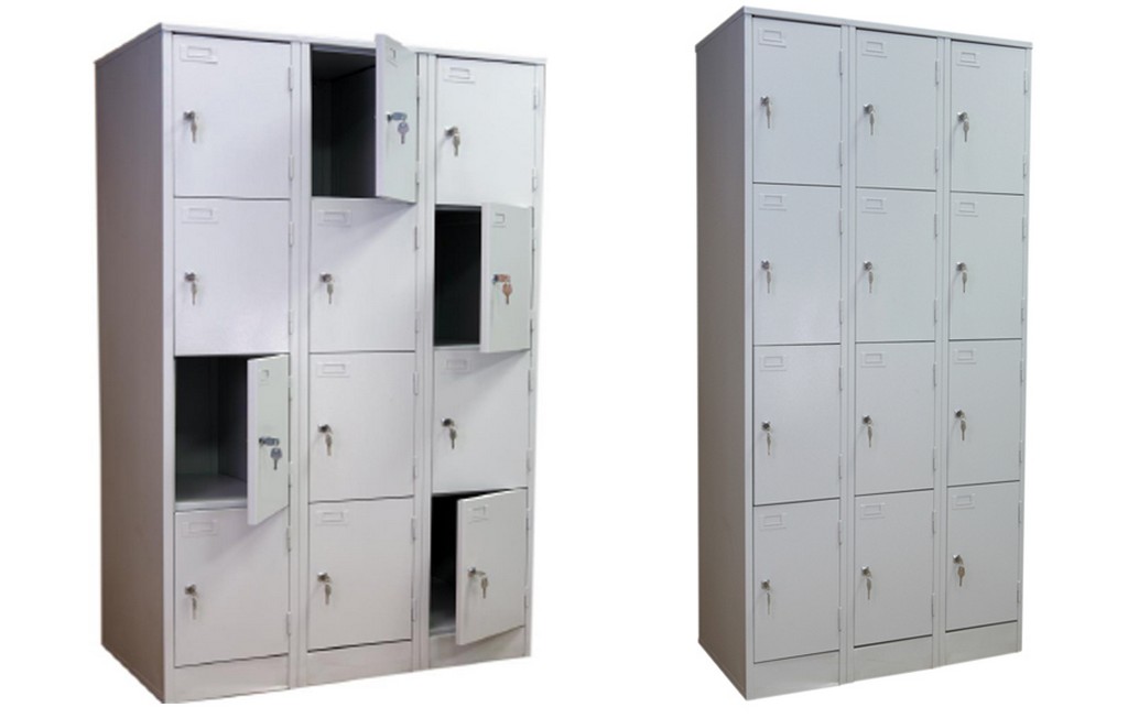 Шкаф камера хранения метал. 12 ячеек (1860*900*500мм) 79 кг