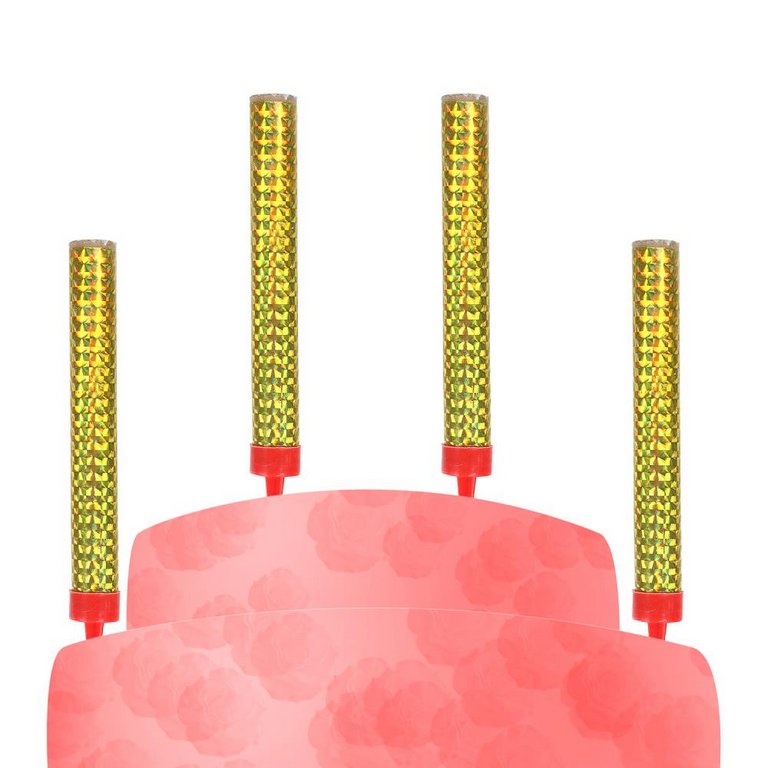 Фонтан настольный "С Днем Рождения!" (30 сек, 4 шт/уп) ЧУДО ПРАЗДНИК