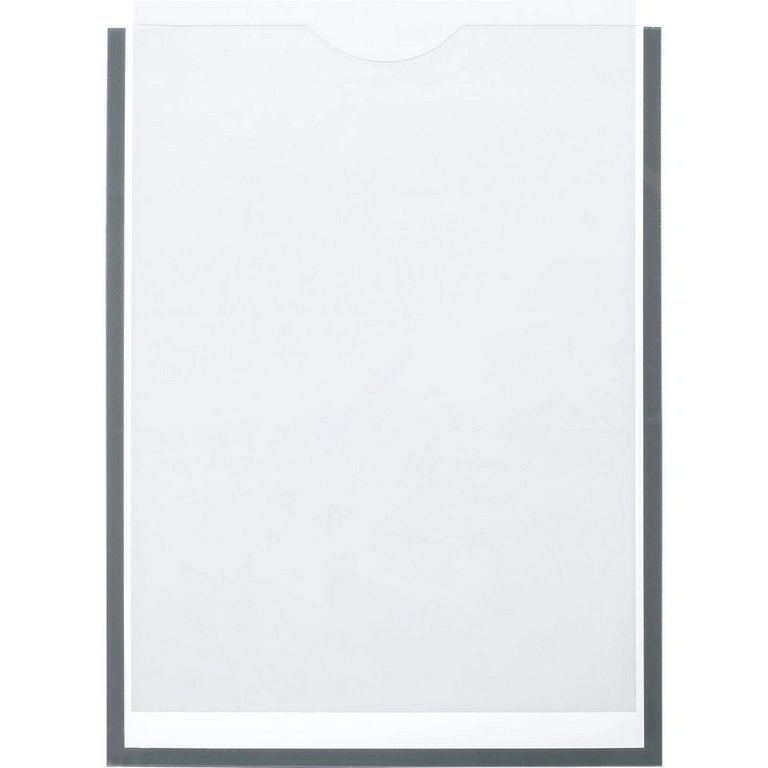 Карман для листа А4 (на липкой ленте) ПЭТ вертикальный (10шт/уп) Attache