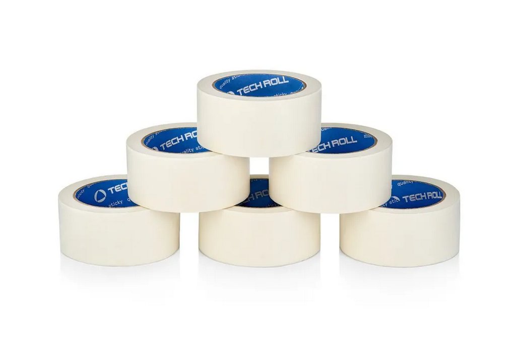 Скотч бумажный 48 мм*30 м, 120 мкм (малярный) Techroll