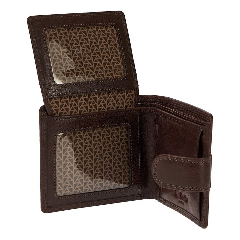 Портмоне Dr.Koffer нат. кожа, коричневый