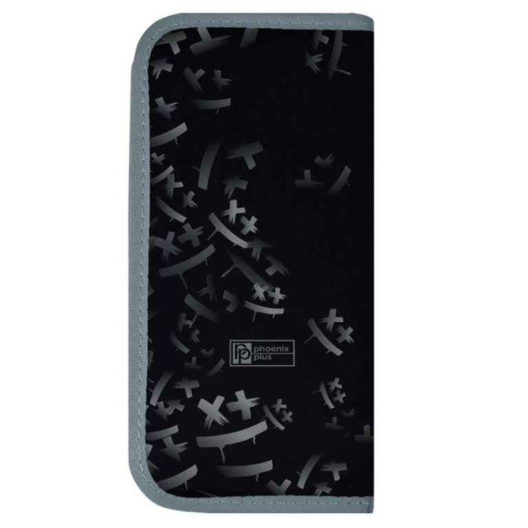 Пенал 1 отд. для мальчика Феникс+ "Мистик мэн" 10x20x2,5 см (ткань)