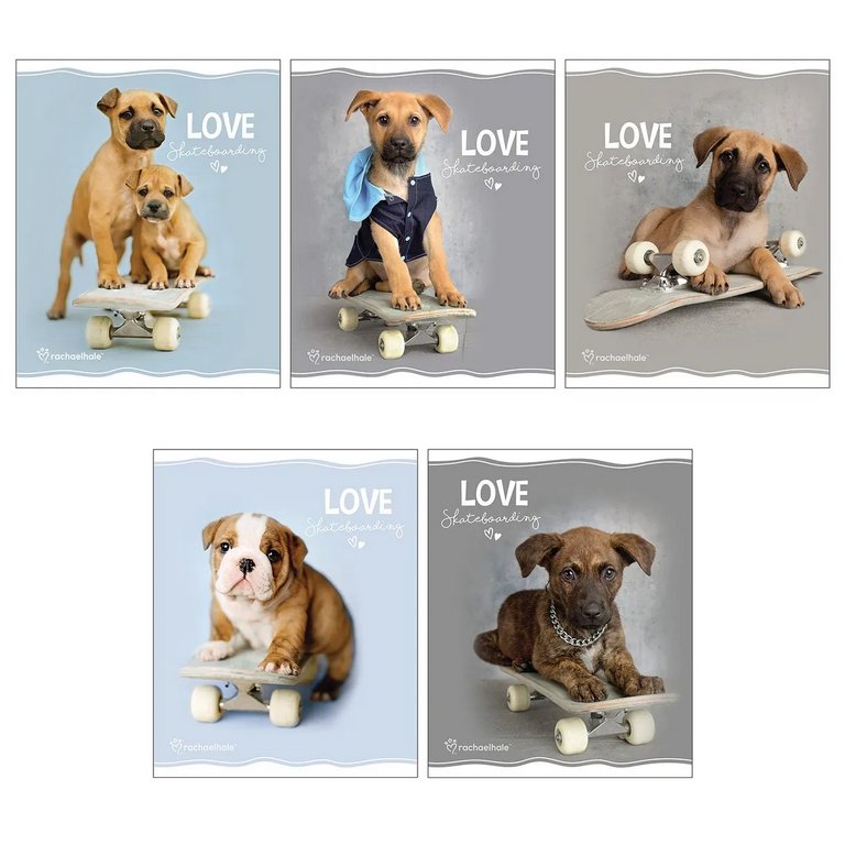 Тетрадь 48 лист кл. А5 на скрепке "Rachael Hale"