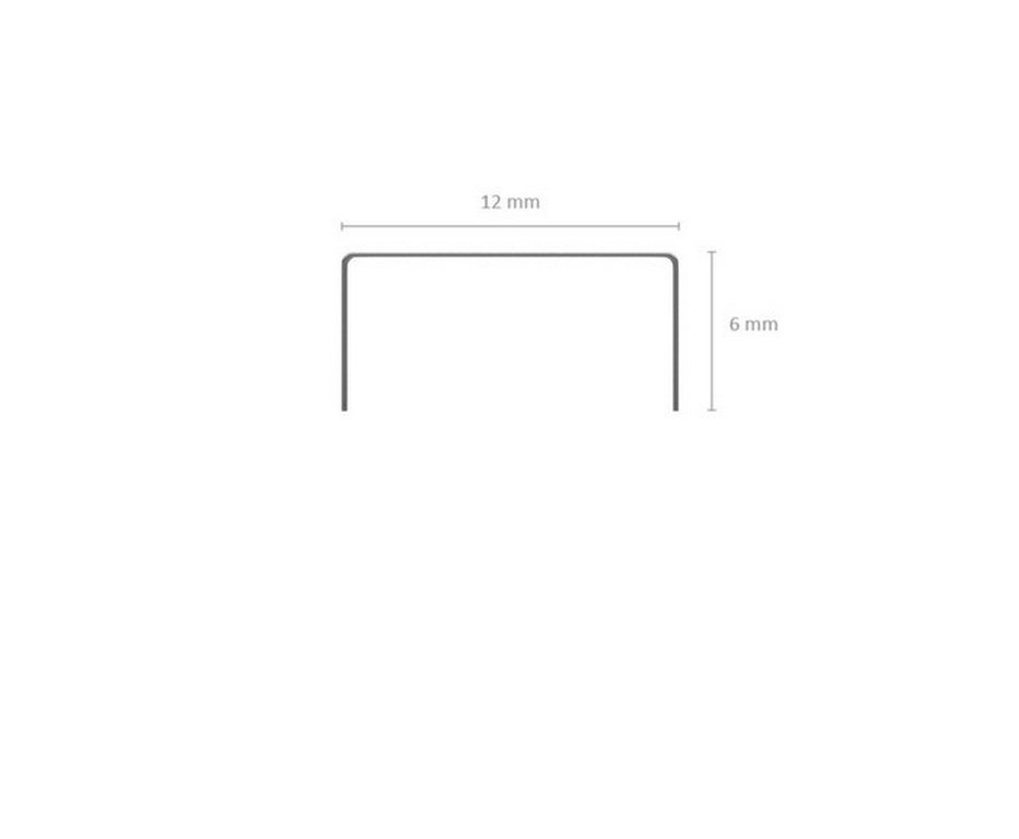 Скобы 24/6 Erich Krause 1000 шт/уп, оцинкованные, до 30 листов