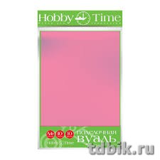 Поделочная вуаль "Пастельные цвета" А4, 10 листов, 10 цветов HobbyTime