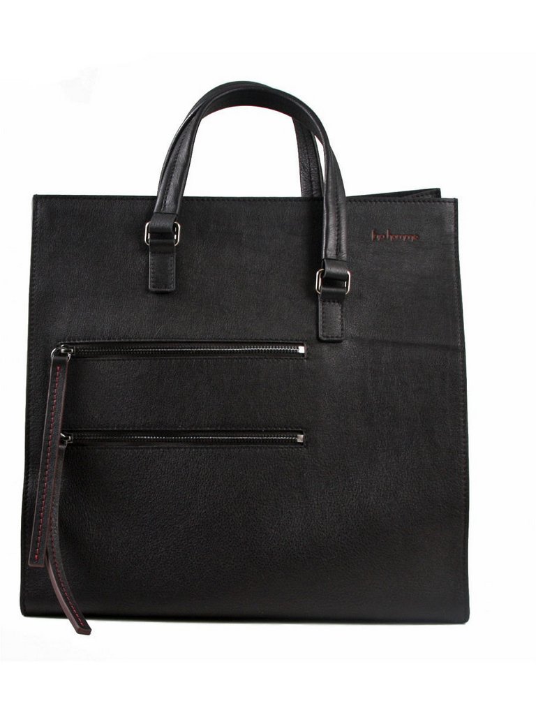 Сумка мужская Frija  Black, нат. кожа