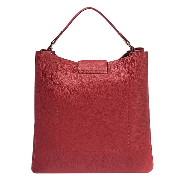 Сумка женская Dr.Koffer нат. кожа, бургунди