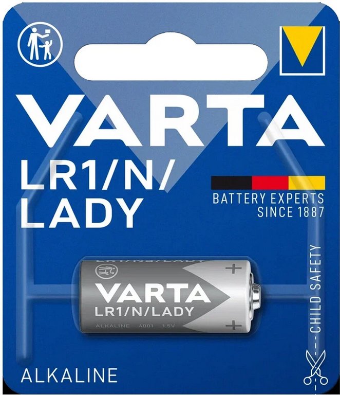 Батарейка щелочная LR-01 Varta Professionall Electronics