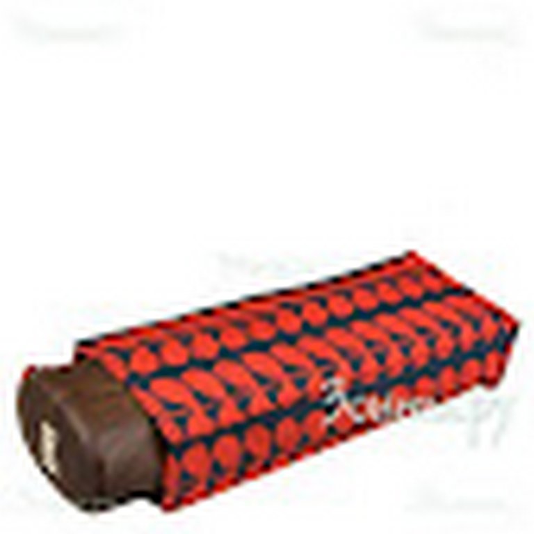 Зонт женский механика Fulton Orla Kiely  Bi-ColourStemRed "Листья красные"  диаметр купола 87см