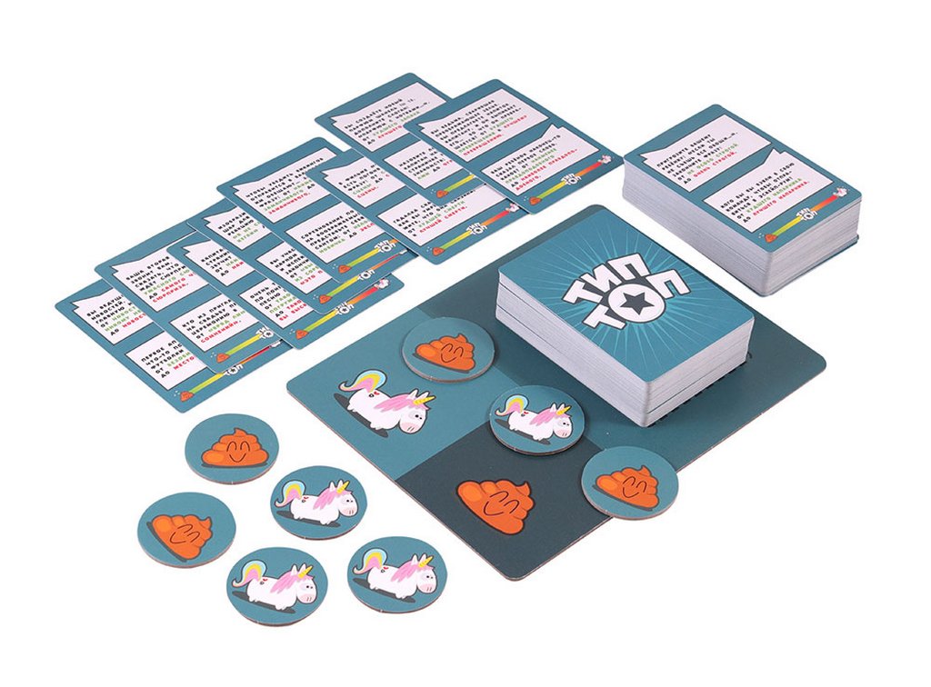 Игра настольная  14+ с карточками "Тип Топ" (4-9 игроков, 30-45 мин) Стиль жизни