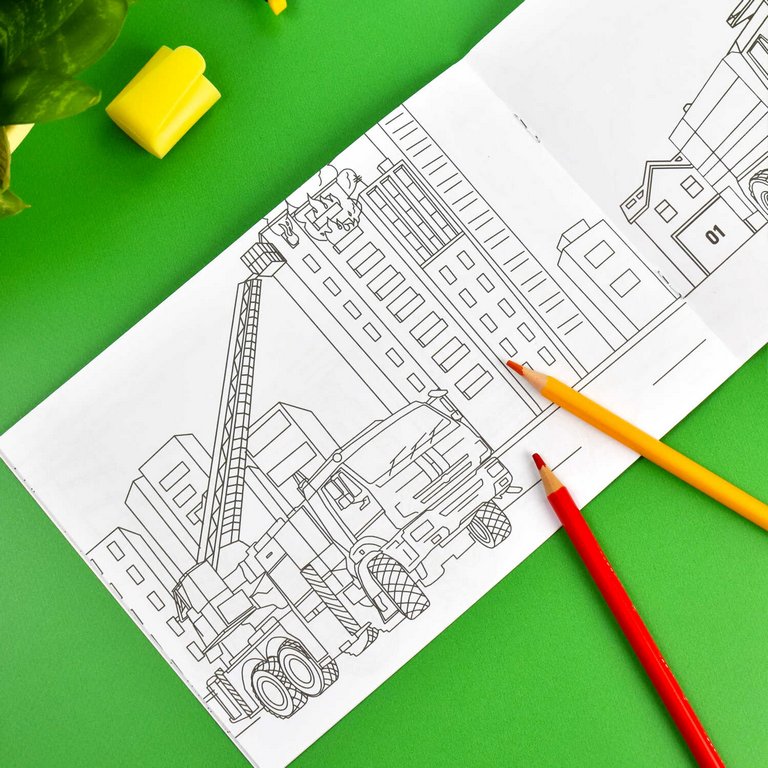 Раскраска А5 "Спецтехника" 8л Феникс+