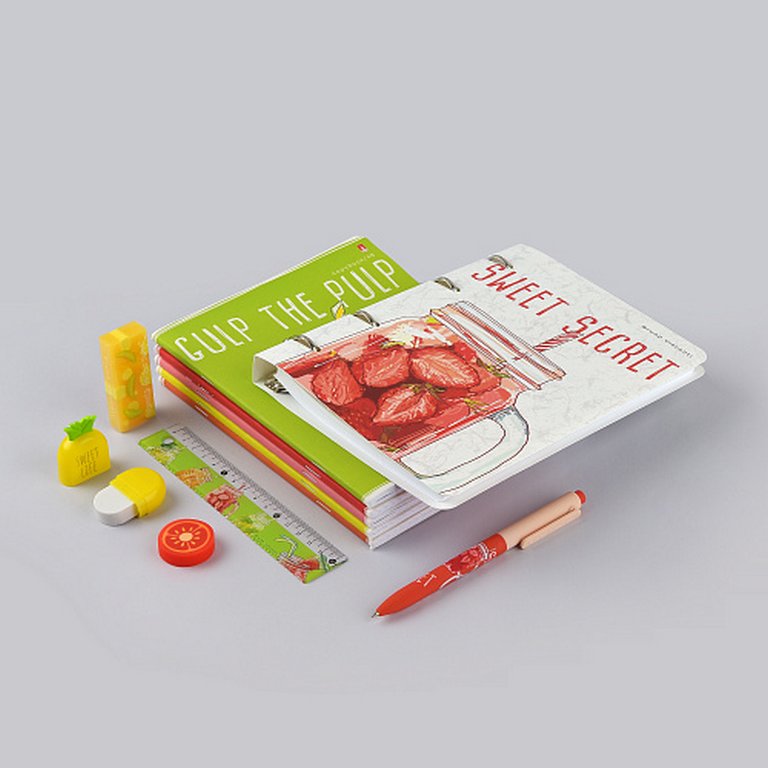 Тетрадь 48 лист кл. А5 на скрепке "MY REFRESH" 5 ВИДОВ