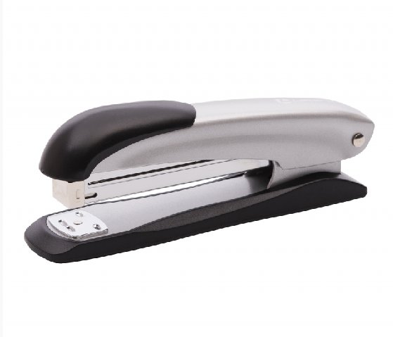 Степлер 24/6 до 30л металлический, Lamark Ulrich, серый с антистеплером