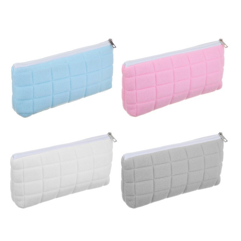 Пенал  для девочки 20х8х4,5см, флис (ассорти)